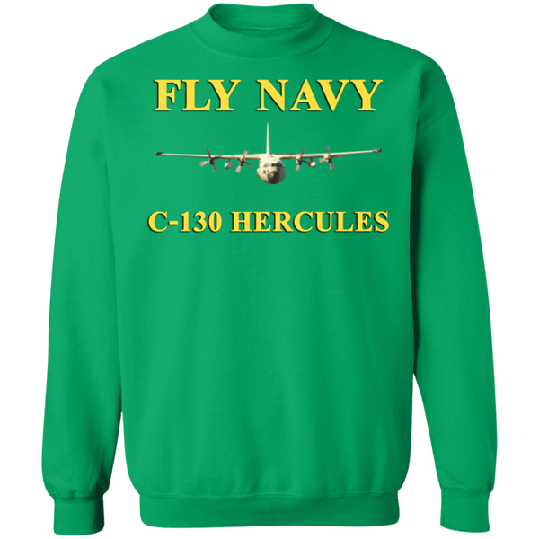 Fly Navy C-130 3 Crewneck Pullover Sweatshirt