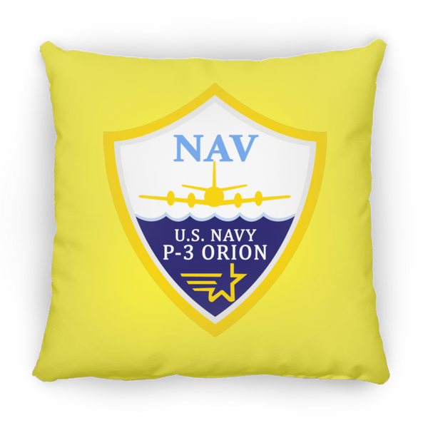 P-3 Orion 3 NAV Pillow - Square - 16x16