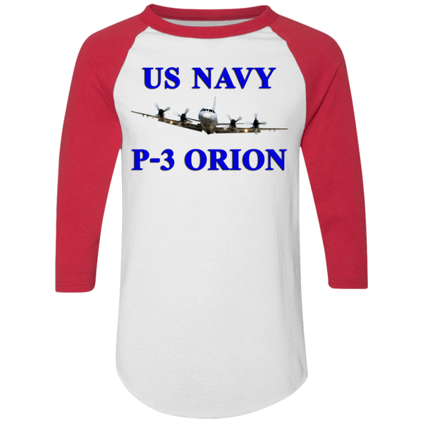 US Navy P-3 1 Colorblock Raglan Jersey