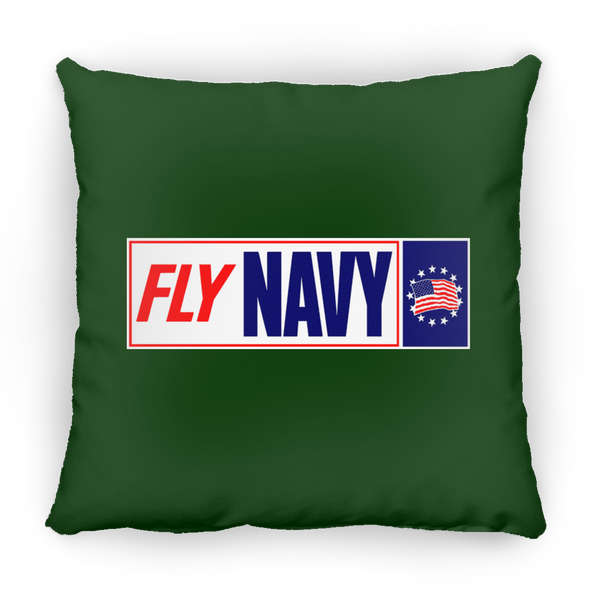 Fly Navy 1 Pillow - Square - 14x14