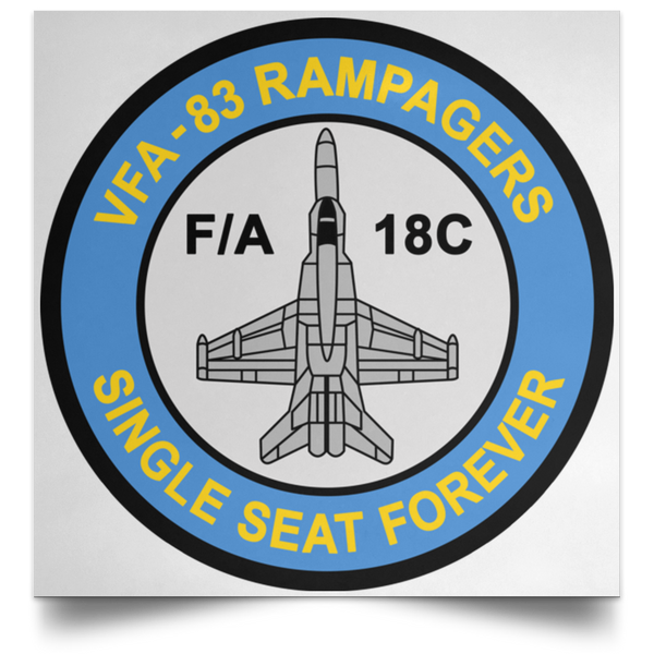 VFA 83 3 Poster - Square