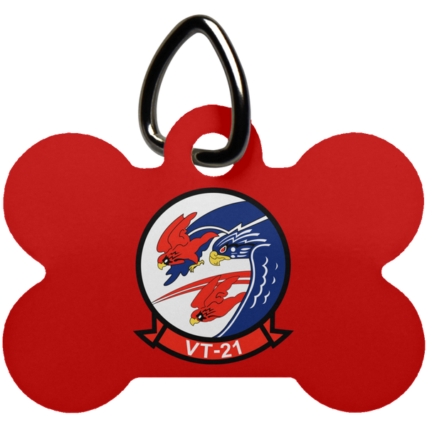 VT 21 3 Pet Tag - Dog Bone