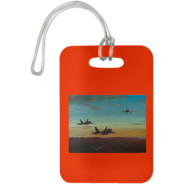 Time To Refuel Luggage Bag Tag