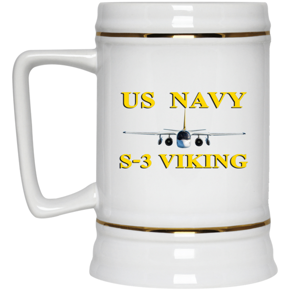 US Navy S-3 3 Beer Stein - 22oz