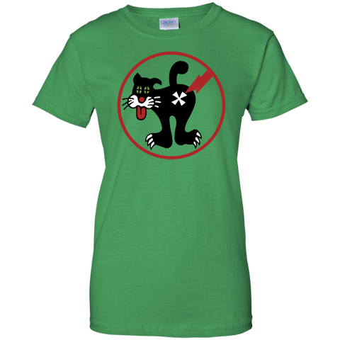 Duty Cat 3 Ladies Custom Cotton T-Shirt