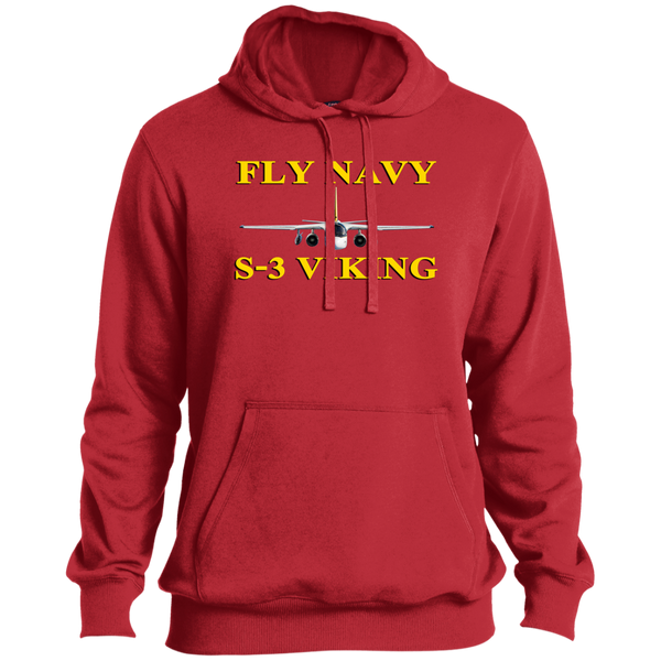 Fly Navy S-3 3 Tall Pullover Hoodie