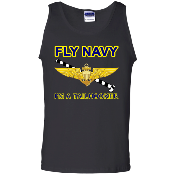 Fly Navy Tailhooker Cotton Tank Top