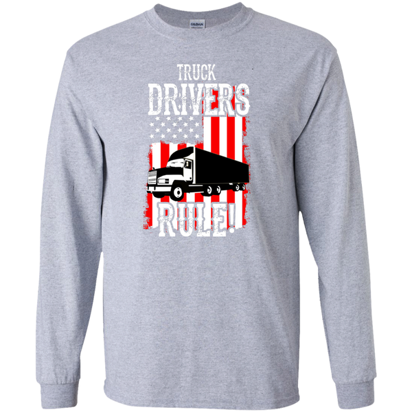 Truck Drivers Rule LS Ultra Cotton Tshirt