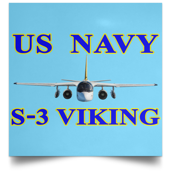 US Navy S-3 1 Poster - Square