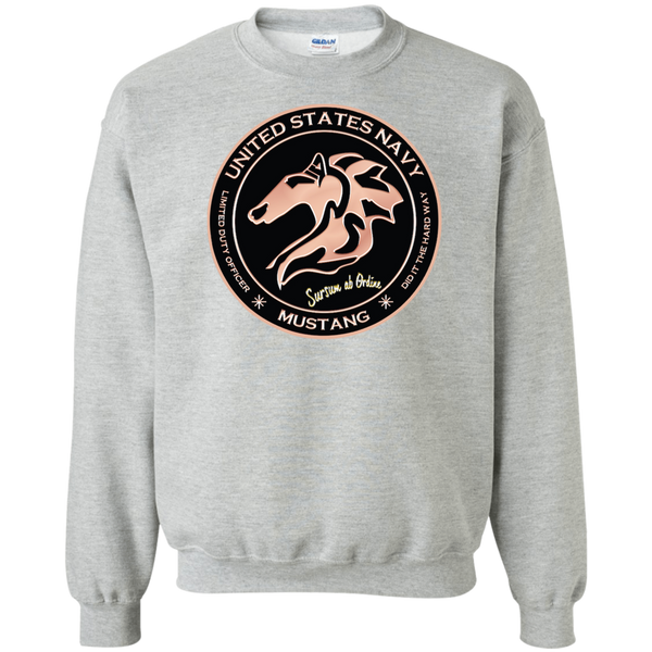 Mustang 1 Crewneck Pullover Sweatshirt