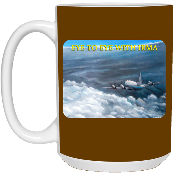 Eye To Eye With Irma White Mug - 15oz