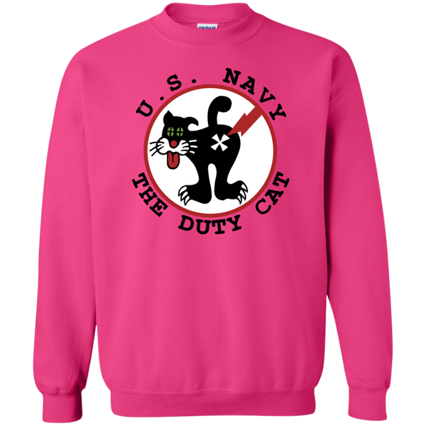 Duty Cat 2 Crewneck Pullover Sweatshirt