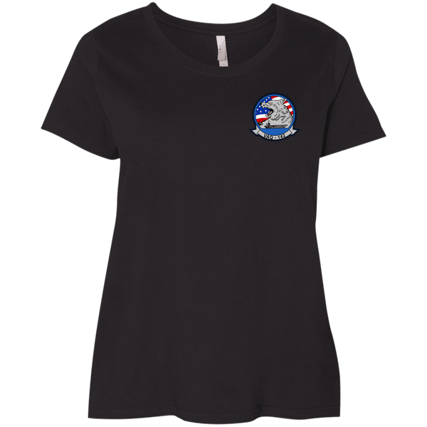 VAQ 142 1c Ladies' Curvy T-Shirt