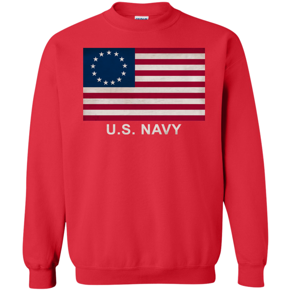 Betsy Ross USN 2 Crewneck Pullover Sweatshirt