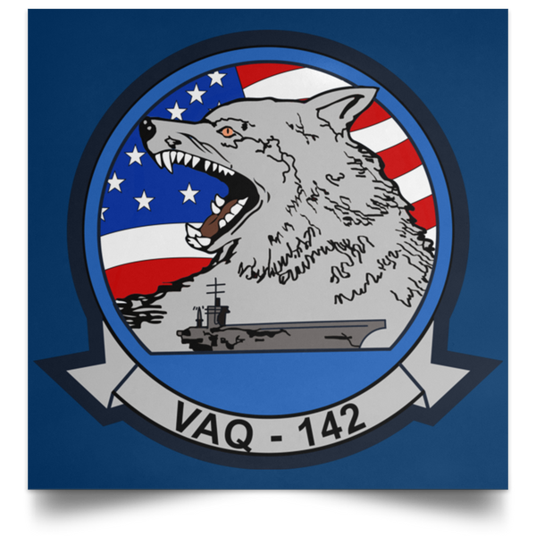 VAQ 142 3 Poster - Square