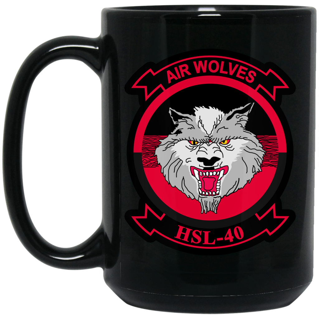 HSL 40 2 Black Mug - 15oz