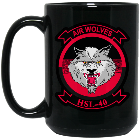 HSL 40 2 Black Mug - 15oz