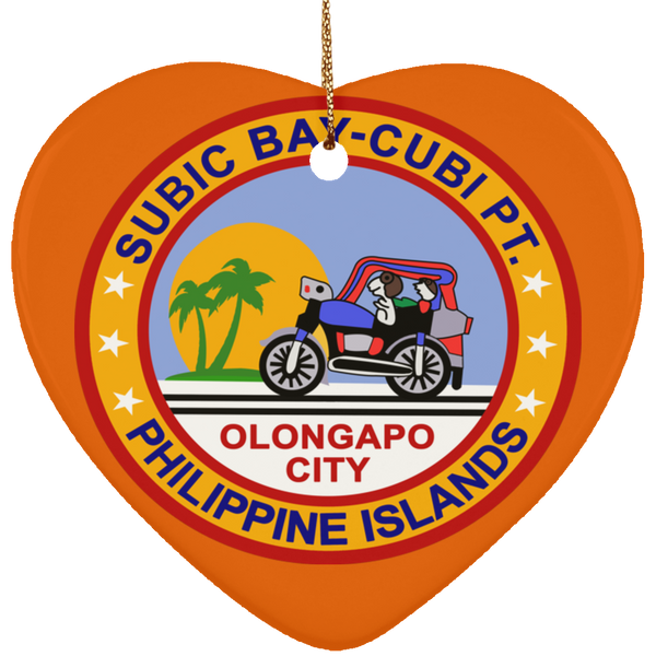 Subic Cubi Pt 03 Ornament - Heart