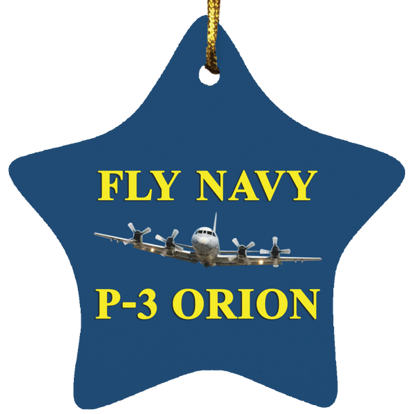 Fly Navy P-3 3 Ornament - Star