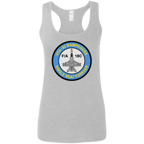 VFA 83 3 Ladies' Softstyle Racerback Tank