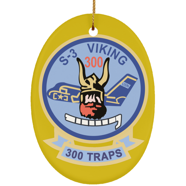 S-3 Viking 5 Ornament - Oval