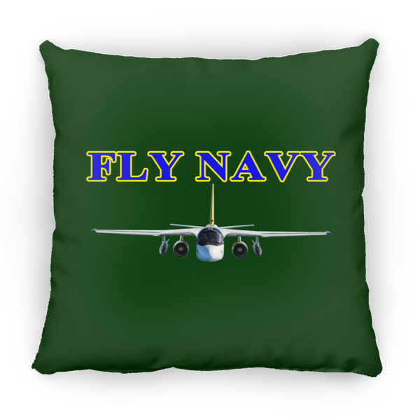 Fly Navy S-3 2 Pillow - Square - 16x16