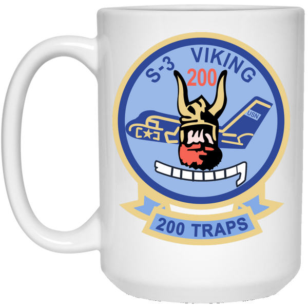 S-3 Viking 4 White Mug - 15oz