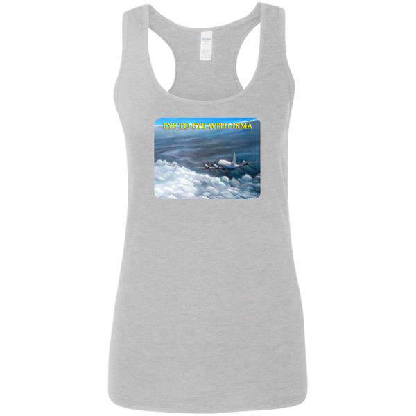 Eye To Eye With Irma Ladies' Softstyle Racerback Tank