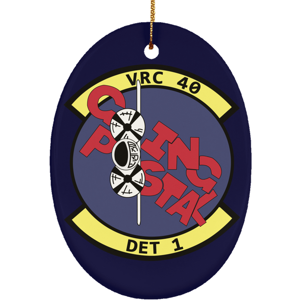 VRC 40 Det 1 1 Ornament Ceramic - Oval