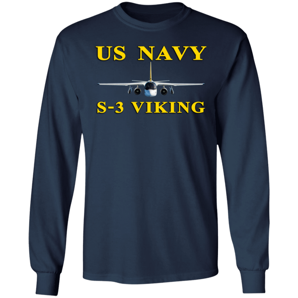 US Navy S-3 3 LS Ultra Cotton T-Shirt