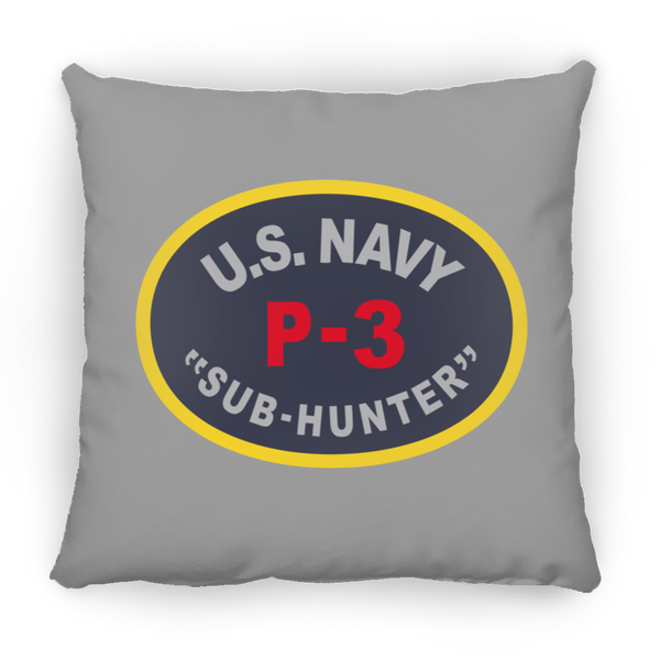 P-3 Sub Hunter Pillow - Square - 16x16