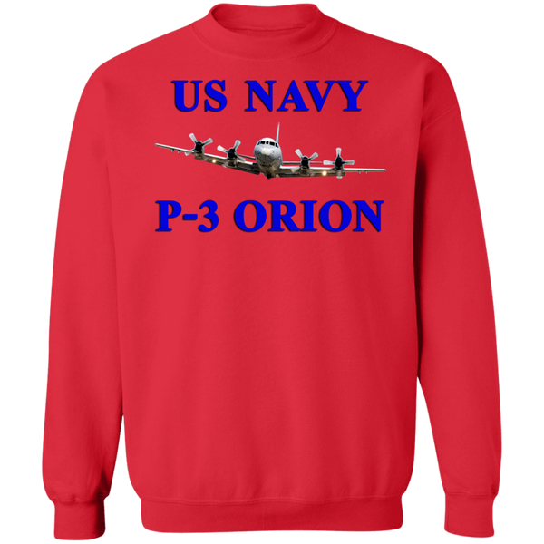 US Navy P-3 1 Crewneck Pullover Sweatshirt