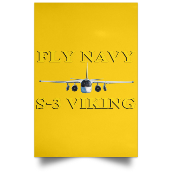 Fly Navy S-3 3 Poster - Portrait