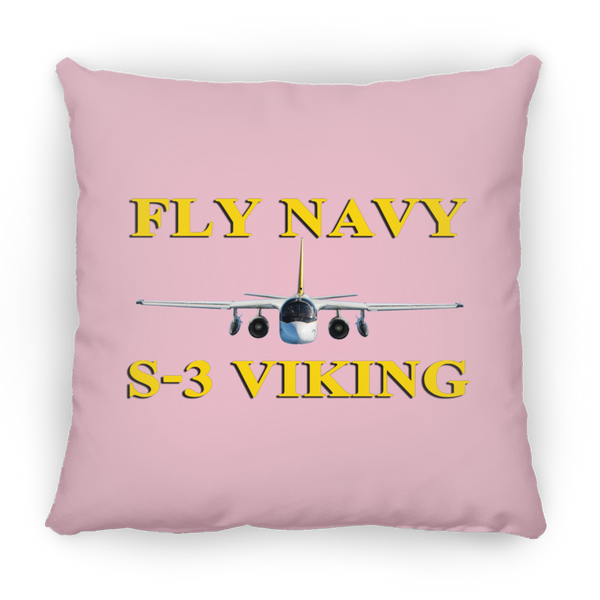 Fly Navy S-3 3 Pillow - Square - 18x18