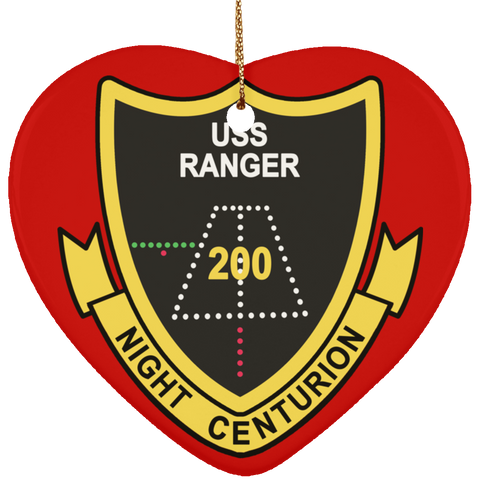 Ranger Night Ornament - Heart