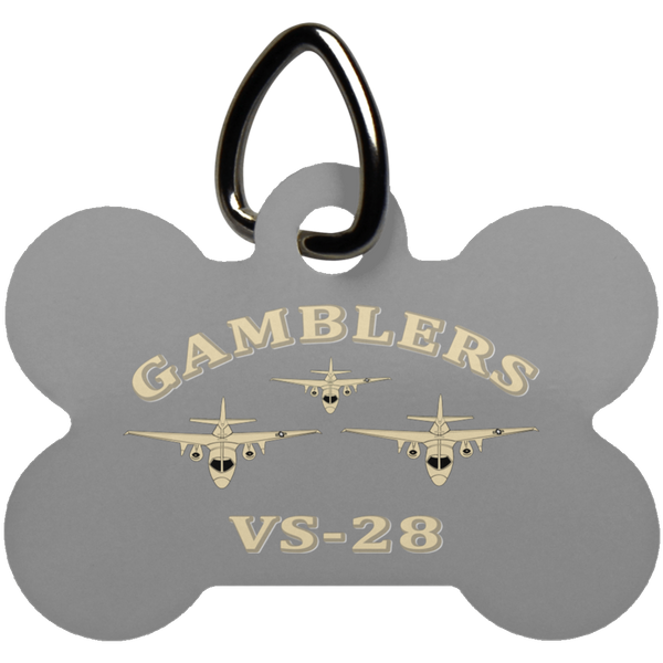 VS 28 7 Pet Tag - Dog Bone