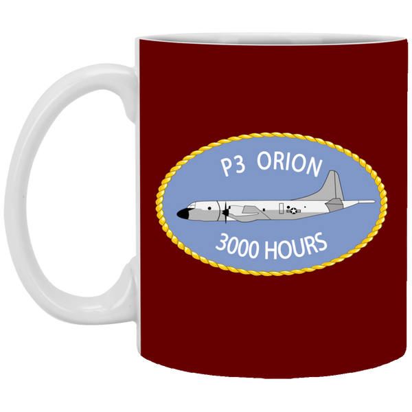 P-3 Orion 9 3000 White Mug - 11oz