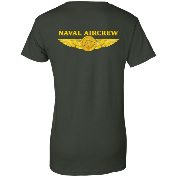 Aircrew 3b Ladies Custom Cotton T-Shirt
