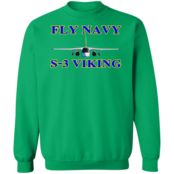 Fly Navy S-3 1 Crewneck Pullover Sweatshirt