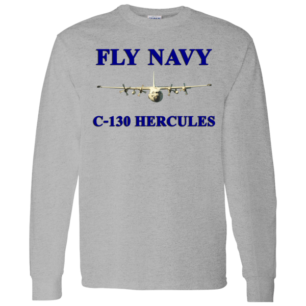 Fly Navy C-130 1 LS Ultra Cotton T-Shirt