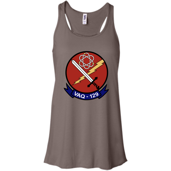 VAQ 129 2 Flowy Racerback Tank