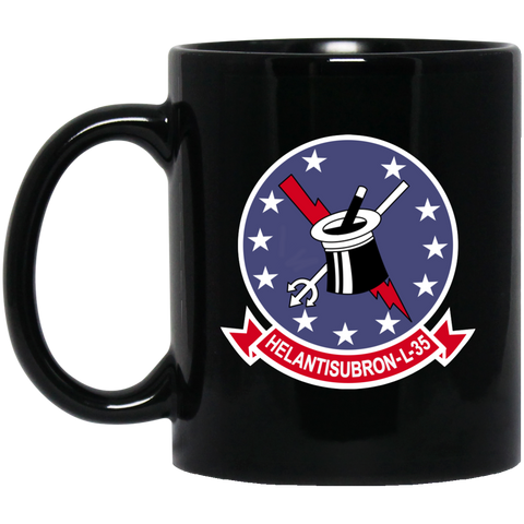 HSL 35 2 Black Mug - 11oz