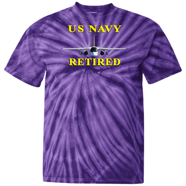 Navy Retired 2 Cotton Tie Dye T-Shirt