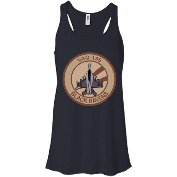 VAQ 135 6 Flowy Racerback Tank