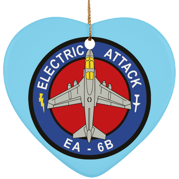 EA-6B 1 Ornament - Heart