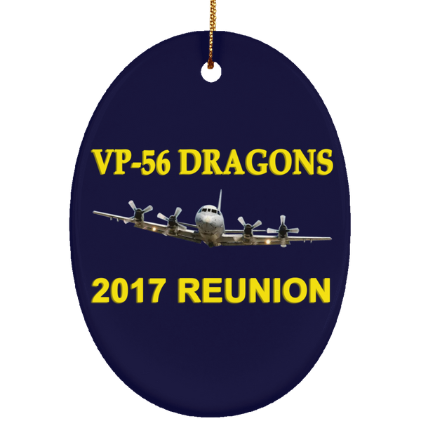 VP-56 2017 Reunion 2 Ornament Ceramic - Oval