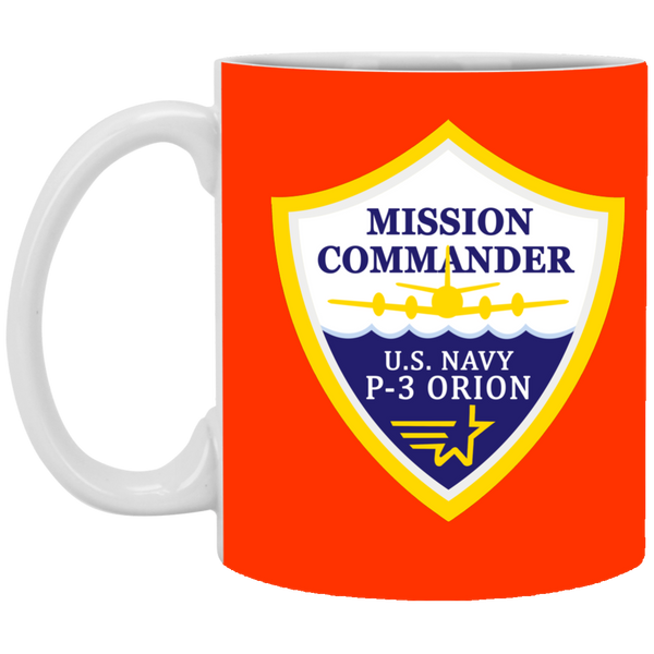 P-3 Orion 3 MC White Mug - 11oz