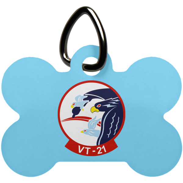 VT 21 2 Pet Tag - Dog Bone