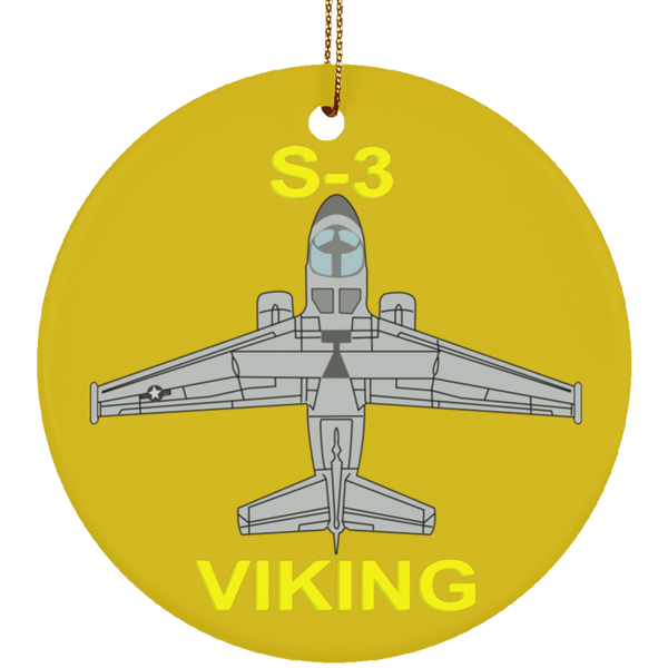 S-3 Viking 11 Ornament - Circle
