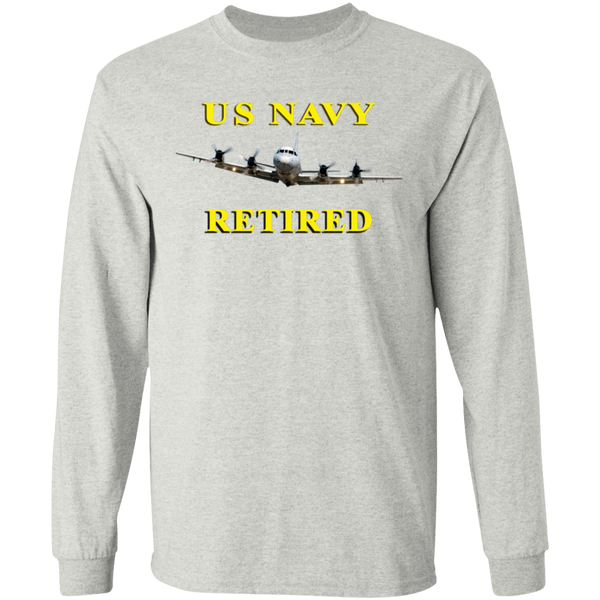 Navy Retired 1 LS Cotton Ultra T-Shirt